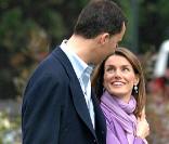 Letizia et Felipe lors de leur 4e anniversaire de mariage en mai 2008, amoureux comme au premier jour 