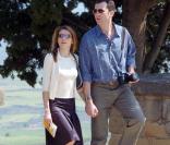 Letizia et Felipe lors de leur lune de miel à San Sebastian le 25 mai 2004 