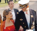 Letizia et Felipe lors du mariage du prince dannois, quelques jours avant leur propre union en mai 2004. 