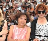  Laetitia Casta, Yi-Ching Lu, Fanny Ardant  au photocall de Visage le 23 mai 2009