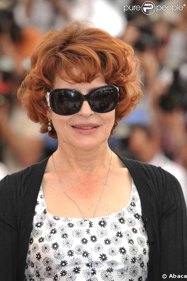 Fanny Ardant au photocall de Visage le 23 mai 2009