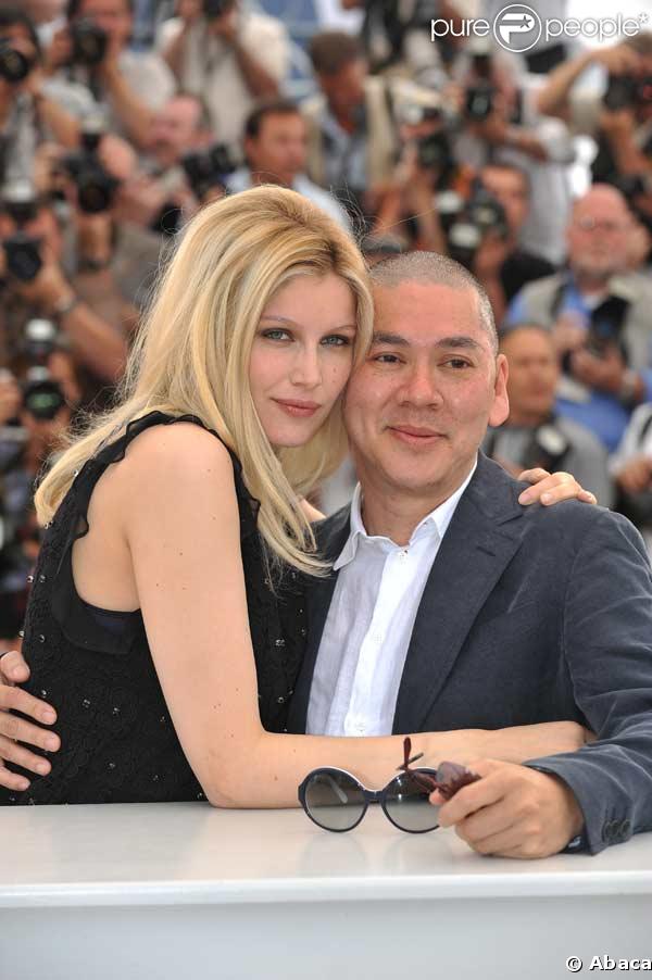  Kang - Sheng Lee   et  Laetitia Casta au photocall de Visage le 23 mai 2009