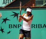 Ana Ivanovic à l'entraînement avant le début de Roland-Garros