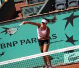 Ana Ivanovic à l'entraînement avant le début de Roland-Garros