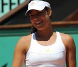 Ana Ivanovic à l'entraînement avant le début de Roland-Garros