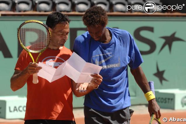 Derniers échauffements pour Gaël Monfils