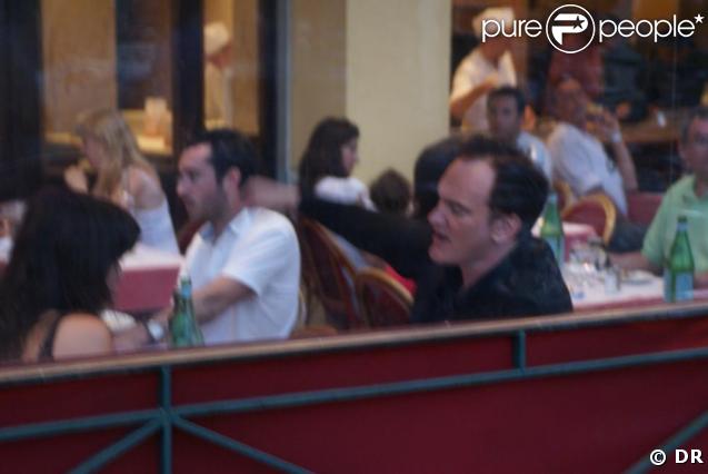 Quentin Tarantino avec Paz de la Huerta, sur le port de Cannes, le 24 mai 2009 ! Photos exclusives 