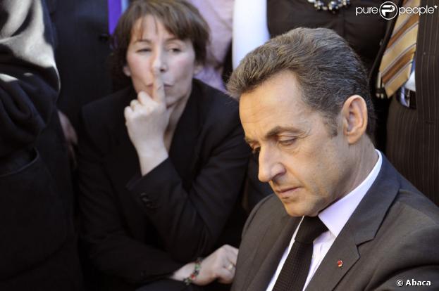 Fadela Amara et Nicolas Sarkozy 