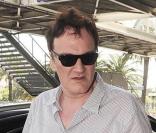 Quentin Tarantino à l'aéroport de Nice, après le Festival de Cannes, le 25 mai 2009
