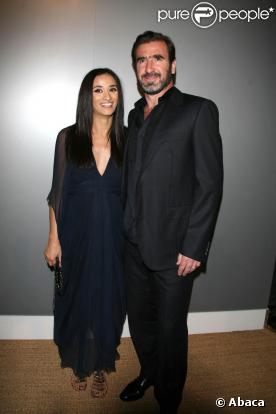 Rachida Brakni et Eric Cantona à la soirée Figaro Madame, à Cannes. 