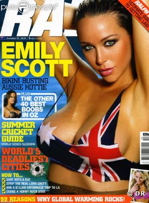 Emily Scott en couverture de Ralph !