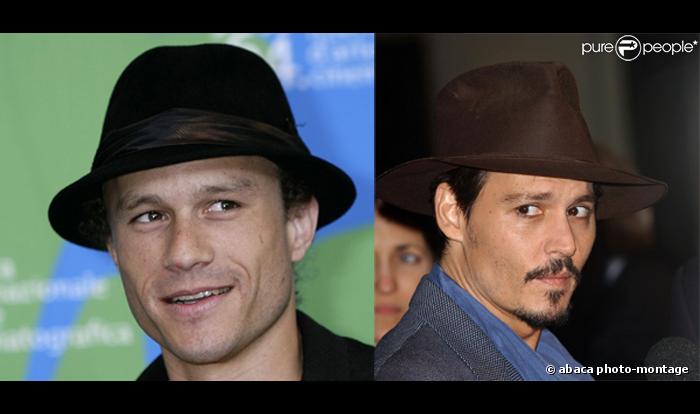 Heath Ledger et Johnny Depp