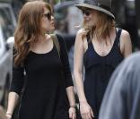 Kirsten Dunst avec une amie à New York le 29 mai 2009