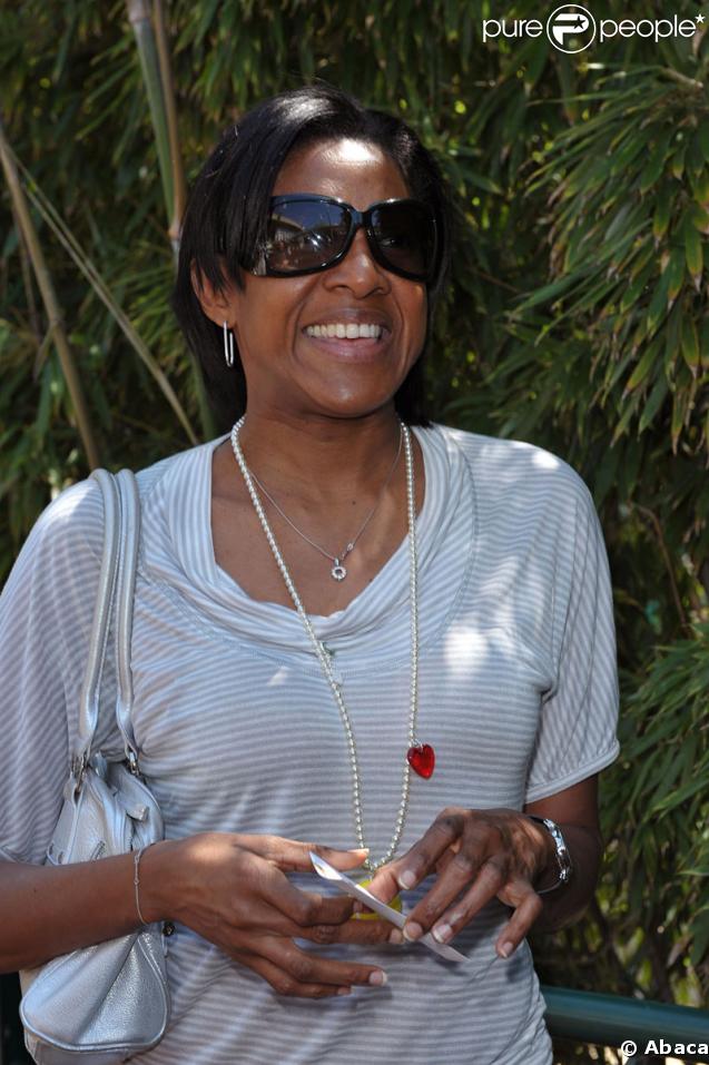 Marie-José Perec à Roland Garros le 30 mai 2009