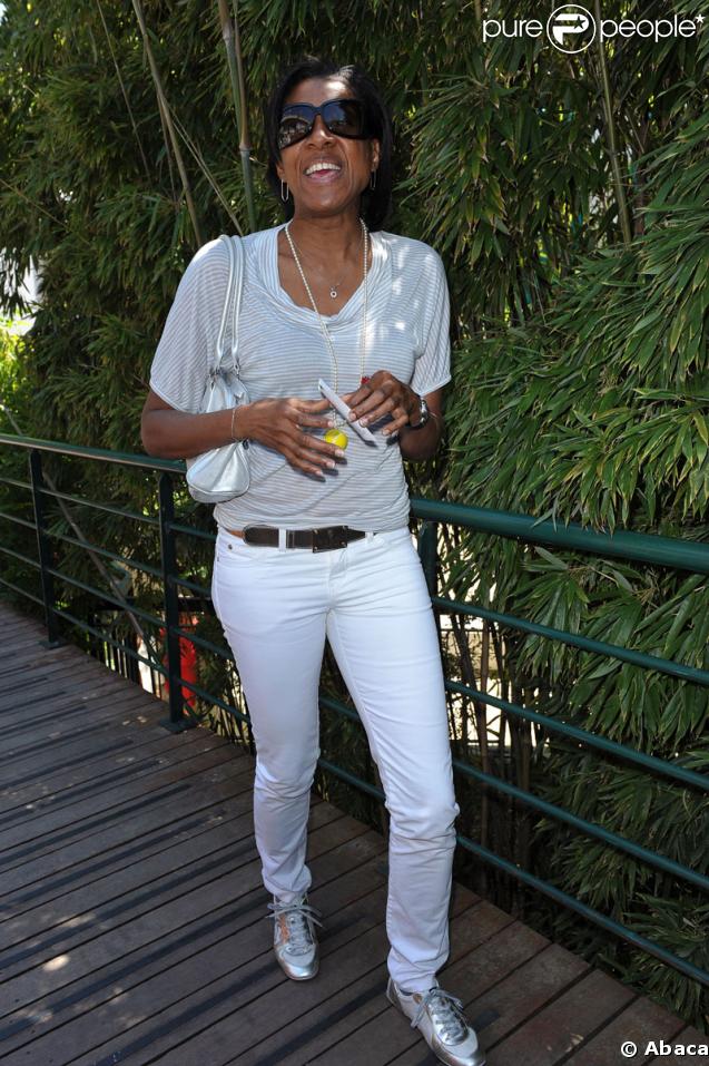 Marie-José Perec à Roland Garros le 30 mai 2009