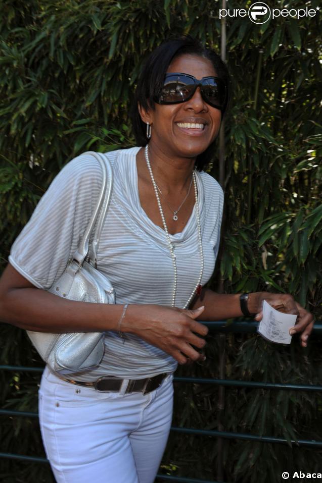 Marie-José Perec à Roland Garros le 30 mai 2009
