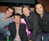 Cédric Pioline, Matts Willander, Ilie Nastase, Henri Leconte 