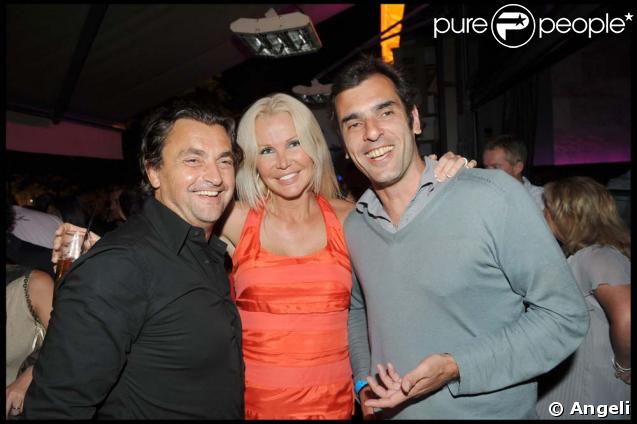 Henri Leconte, sa femme Florentine, Cédric Pioline