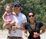 Halle Berry, son compagnon Gabriel Aubry et leur fille Nahla 