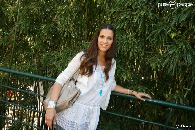 Elisa Tovati à Roland Garros, le 2 juin 2009