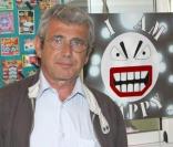 Michel Boujenah à l'exposition picturale intitulée Les Droits de l'Âme, à l'Espace Cardin, hier