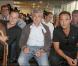 Charles Berling, Michel Boujenah et Nikos Aliagas à l'exposition picturale intitulée Les Droits de l'Âme, à l'Espace Cardin, hier