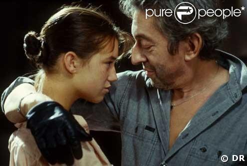 Charlotte et Serge Gainsbourg dans Charlotte for ever