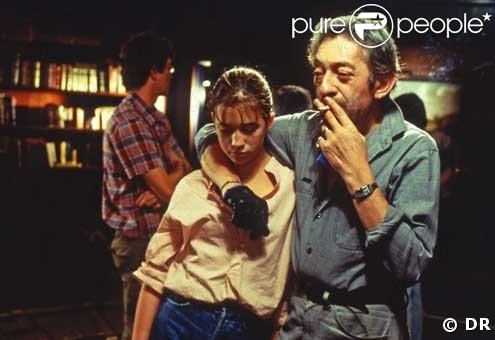 Charlotte et Serge Gainsbourg dans Charlotte for ever