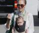 Honor âgée de quelques mois, déjà collée à sa jolie maman Jessica Alba 