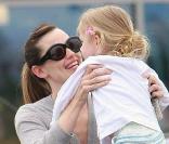Jennifer Garner sa petite Violet profitent d'un moment en tête à tête, le 6 juin 2009