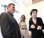 Rachida Dati et David Douillet lors de la réunion publique départementale  des Yvelines à Marly-le-Roi le 3 juin 2009
