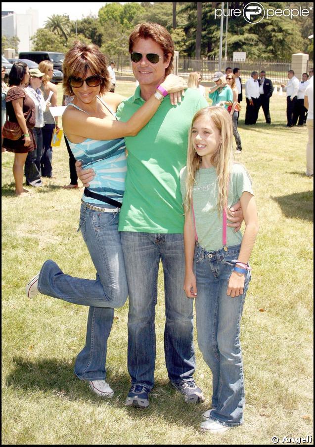 Lisa Rinna, son mari Harry Hamlin et une de leur filles au Time For Heroes Carnival, le week-end dernier