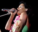 Katy Perry en concert au Dome à Brighton, le 11 juin 2009