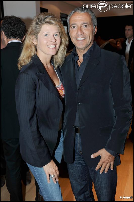 Linda Lacoste et son époux à l'inauguration de la boutique Bismut & Bismut. 15/06/09
