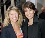 Linda Lacoste et Carole Rousseau à l'inauguration de la boutique Bismut & Bismut. 15/06/09