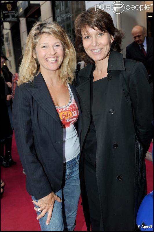 Linda Lacoste et Carole Rousseau à l'inauguration de la boutique Bismut & Bismut. 15/06/09