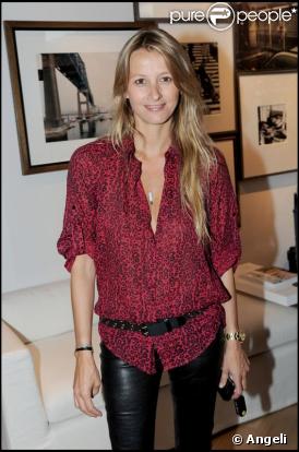 Sarah Lavoine à l'inauguration de la boutique Bismut & Bismut. 15/06/09