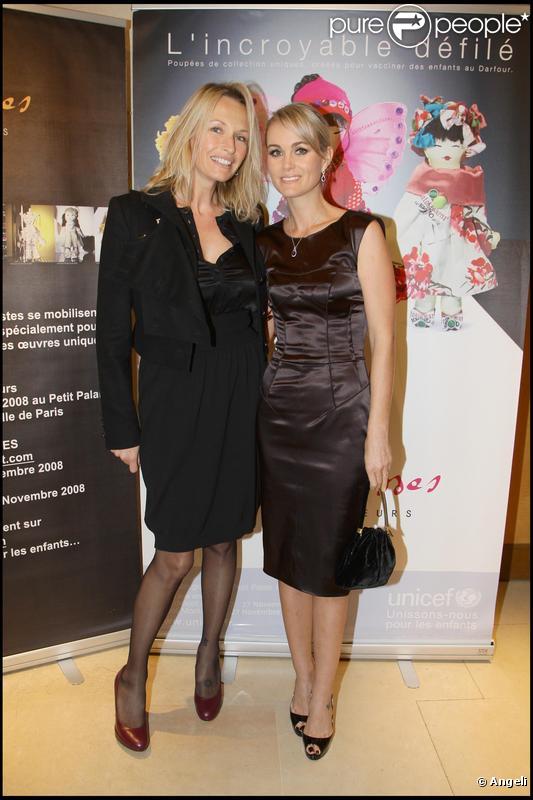 Estelle Lefébure et Laeticia Hallyday 