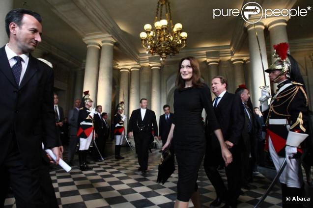 Carla Bruni à Versailles. 22/06/09