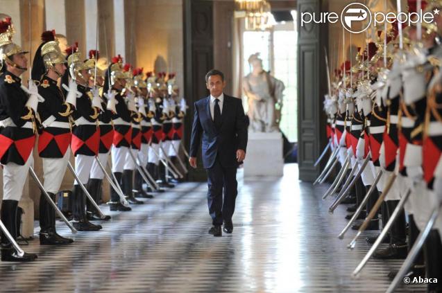 Nicolas Sarkozy à Versailles. 22/06/09