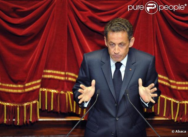 Nicolas Sarkozy à Versailles. 22/06/09