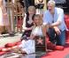 Sofia Vassilieva et Nick Cassavetes entourant Cameron Diaz lors de l'inaugration de son étoile sur le Walk of Fame à Hollywood le 22 juin 2009 : le réalisateur et les deux actrices de Ma vie pour la tienne 