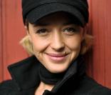 Hélène de Fougerolles avec son grain de beauté, en février 2009. 