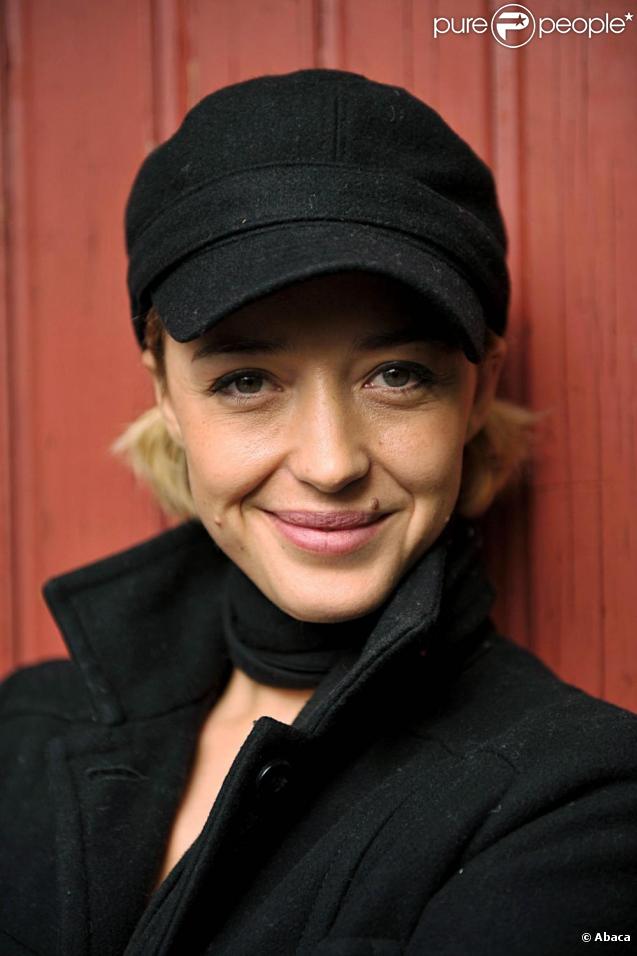 Hélène de Fougerolles avec son grain de beauté, en février 2009. 