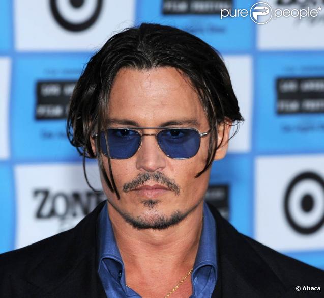 Johnny Depp, lors de l'avant-première hollywoodienne de 