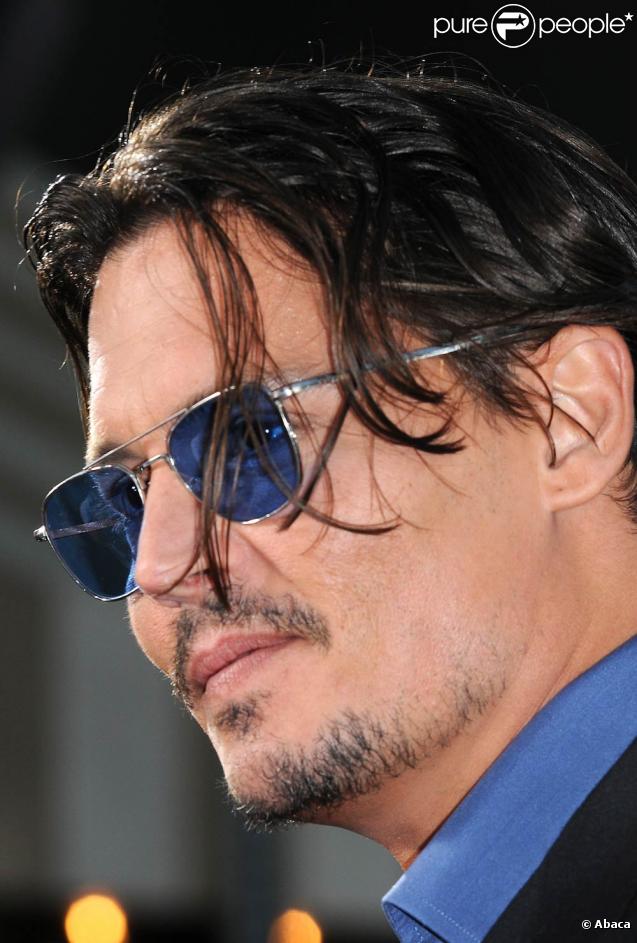 Johnny Depp, lors de l'avant-première hollywoodienne de 