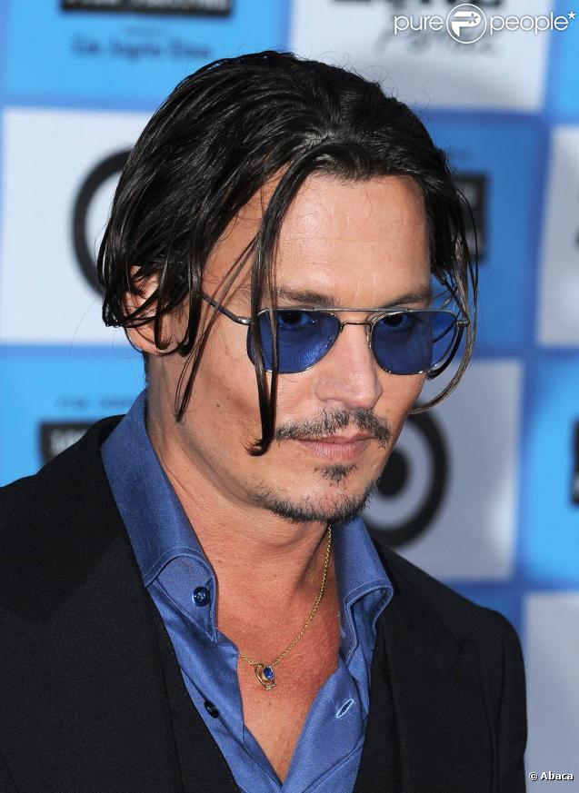 Johnny Depp, lors de l'avant-première hollywoodienne de 