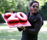 Lenny Kravitz à Londres, pendant sa tournée Let Love Rule Tour