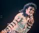 Michael Jackson en concert à Londres en 1988. 