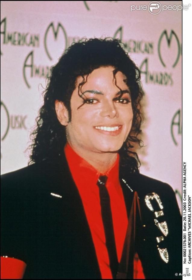 Michael Jackson en 2001. 